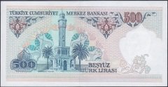 7.EMİSYON 2.TERTİP 500 LİRA E24 541907 ÇİL