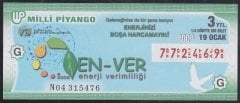 2008 19 OCAK ÇEYREK BİLET G SERİSİ