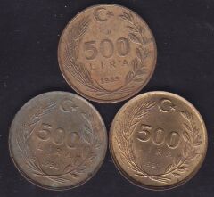 1989-90-91 Yılı 500 Lira