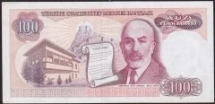 7.Emisyon 1.Tertip 100 Lira B05 783543 Çilaltı Çil