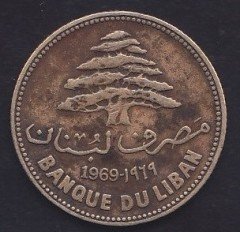 LÜBNAN 25 PİASTRE 1969