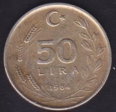 1984 Yılı 50 Lira