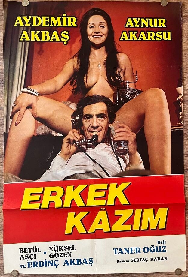 Aydemir Akbaş - Aynur Akarsu - Erkek Kazım - Film Afişi