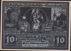 Almanya 10 Pfennig Notgeld 1921 Çil