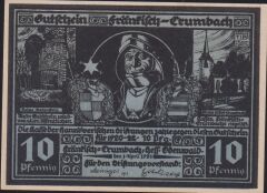 Almanya 10 Pfennig Notgeld 1921 Çil