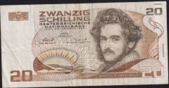 Avusturya 20 Şilin 1986 Çok Temiz +