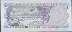 6.EMİSYON 2.TERTİP 5 LİRA J71 324865 ÇİLALTI ÇİL