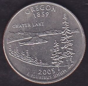 Amerika Çeyrek Dolar 2005 Hatıra Oregon