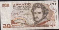 Avusturya 20 Şilin 1986 Çok Temiz +
