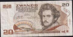 Avusturya 20 Şilin 1986 Çok Temiz +