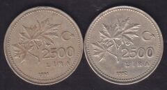 1991-92 Yılı 2500 Lira