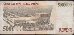 7.Emisyon 5 000 000 Lira D24 861753 Temiz