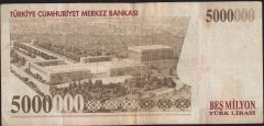 7.Emisyon 5 000 000 Lira G57 336083 Çok Temiz
