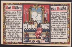 ALMANYA  1 MARK NOTGELD  1921 ÇİLALTI ÇİL