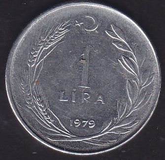1979 Yılı 1 Lira Düz