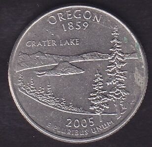 Amerika Çeyrek Dolar 2005 Hatıra Oregon