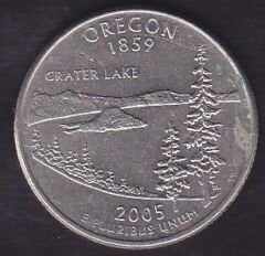 Amerika Çeyrek Dolar 2005 Hatıra Oregon