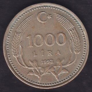 1992 Yılı 1000 Lira