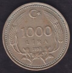 1992 Yılı 1000 Lira