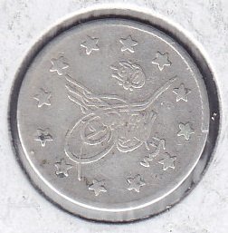 1293 / 22 Abdulhamid 2 Kuruş Gümüş