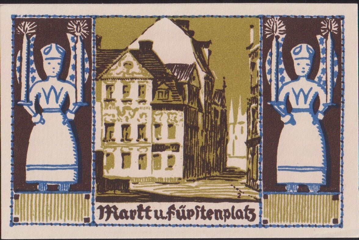 Almanya 50 Pfennig Notgeld 1921 Çil