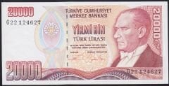 7.Emisyon 2.Tertip 20000 Lira G22 124627 Çil