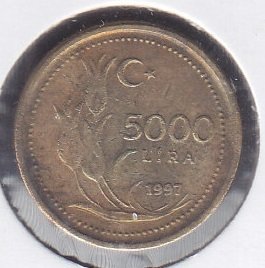 1997 Yılı 5000 Lira