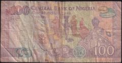 Nijerya 100 Naira 2014 Temiz