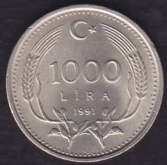 1991 Yılı 1000 Lira
