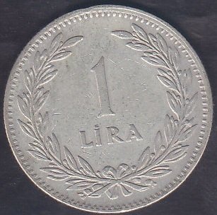 1947 YILI 1 LİRA GÜMÜŞ