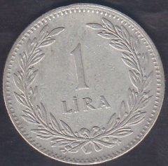 1947 YILI 1 LİRA GÜMÜŞ