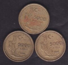 1995-96-97 Yılı 5000 Lira