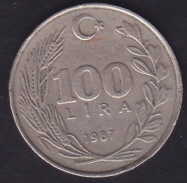 1987 Yılı 100 Lira