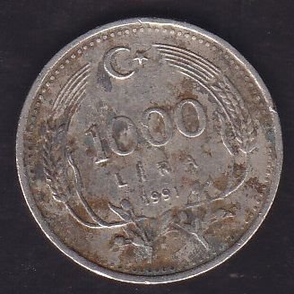 1991 Yılı 1000 Lira