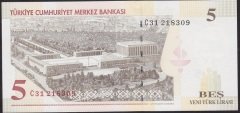 8.EMİSYON 5 YTL C31 218309 ÇİL