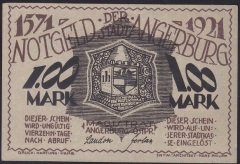 ALMANYA  1.00 MARK NOTGELD  1921 ÇİL