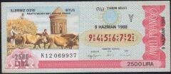 1988 9 Haziran Yarım Bilet - Y Serisi