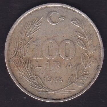 1988 Yılı 100 Lira