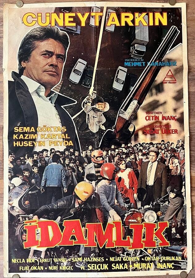 Cüneyt Arkın - Sema Göktaş - İdamlık - Film Afişi