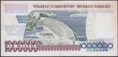 7.Emisyon 2.Tertip 1 000 000 Lira M22 649729 Çok Çok Temiz+