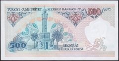 7.EMİSYON 2.TERTİP 500 LİRA C84 428937 ÇİL