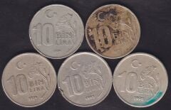 1994-95-96-97-98 Yılı 10 Bin Lira
