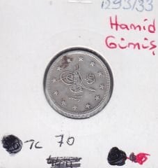 1293/33 Abdulhamid 2 Kuruş Gümüş