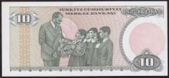 7.Emisyon 1.Tertip 10 Lira C56 338788 Çil