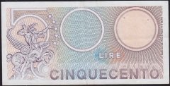 İtalya 500 Lire 1976 Çok Temiz+ Pick 95