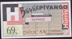 HÜRRİYET BÜYÜK PİYANGO 69. ÇEKİLİŞ
