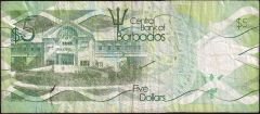 Barbados 5 Dolar 2013 Çok Temiz