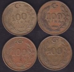 1988-89-90-91 Yılları 100 Lira