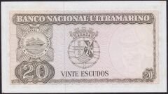 Timor 20 Escudos 1967 Çilaltı Çil Pick 26