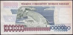 7.Emisyon 2.Tertip 1 000 000 Lira M46 467899 Çok Temiz+
